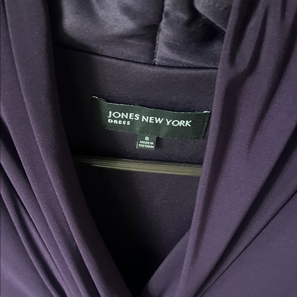 Jones New York Purple Long Sleeve Dress - Picture 6 of 6